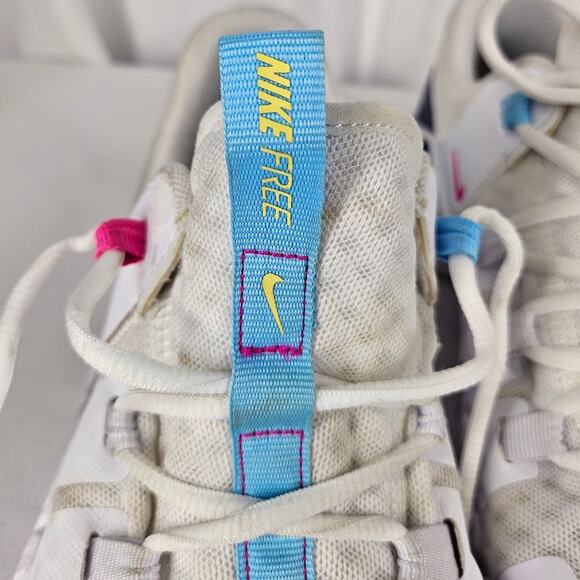 NIKE FREE METCON 5 WHITE AQUARIUS BLUE WORKOUT SHOES - WOMEN'S SIZE 11.5 - Picture 9 of 10